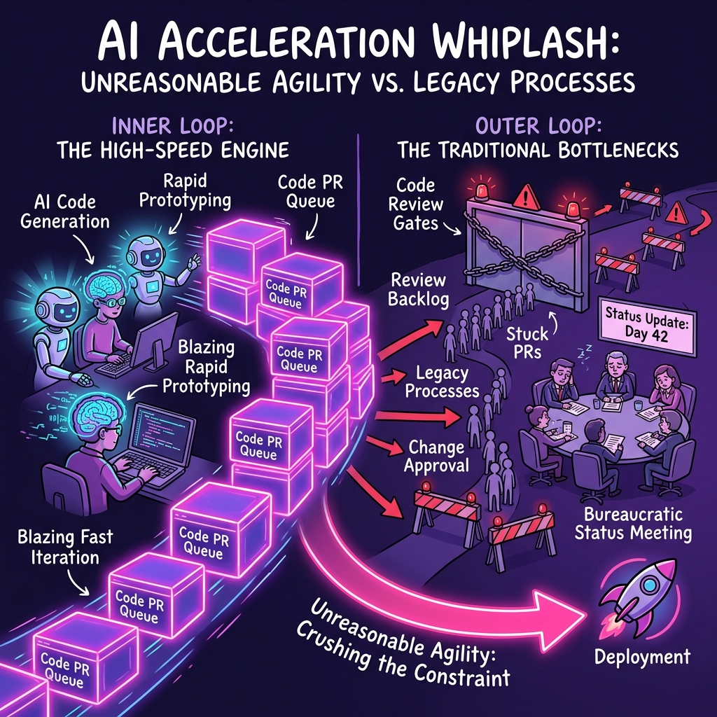 AI Acceleration Whiplash: Inner Loop vs. Outer Loop Bottlenecks